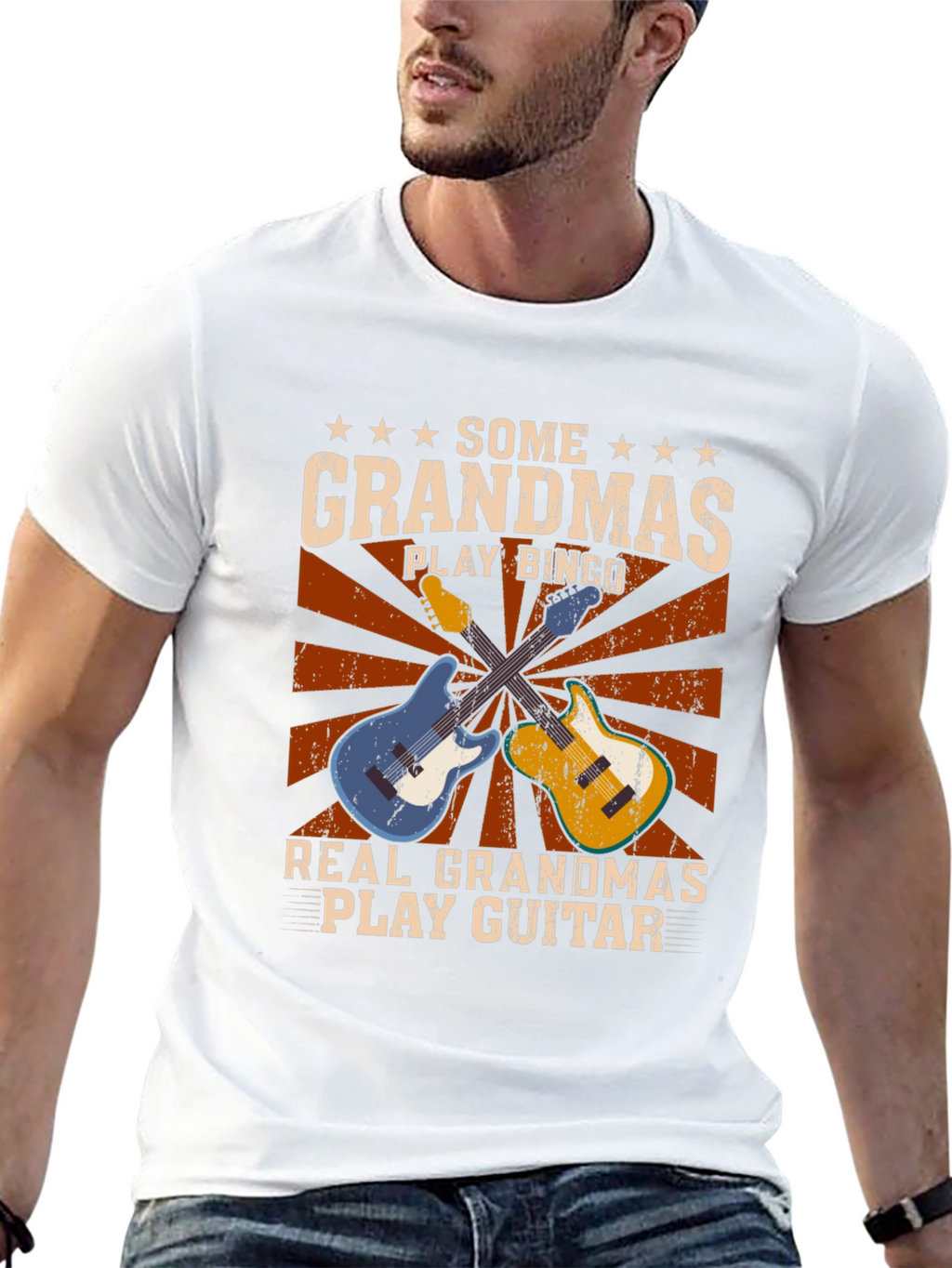 Grandmas Play Guitar T-Shirt