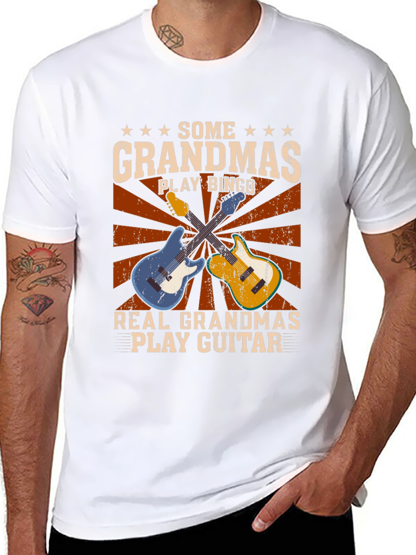 Grandmas Play Guitar T-Shirt