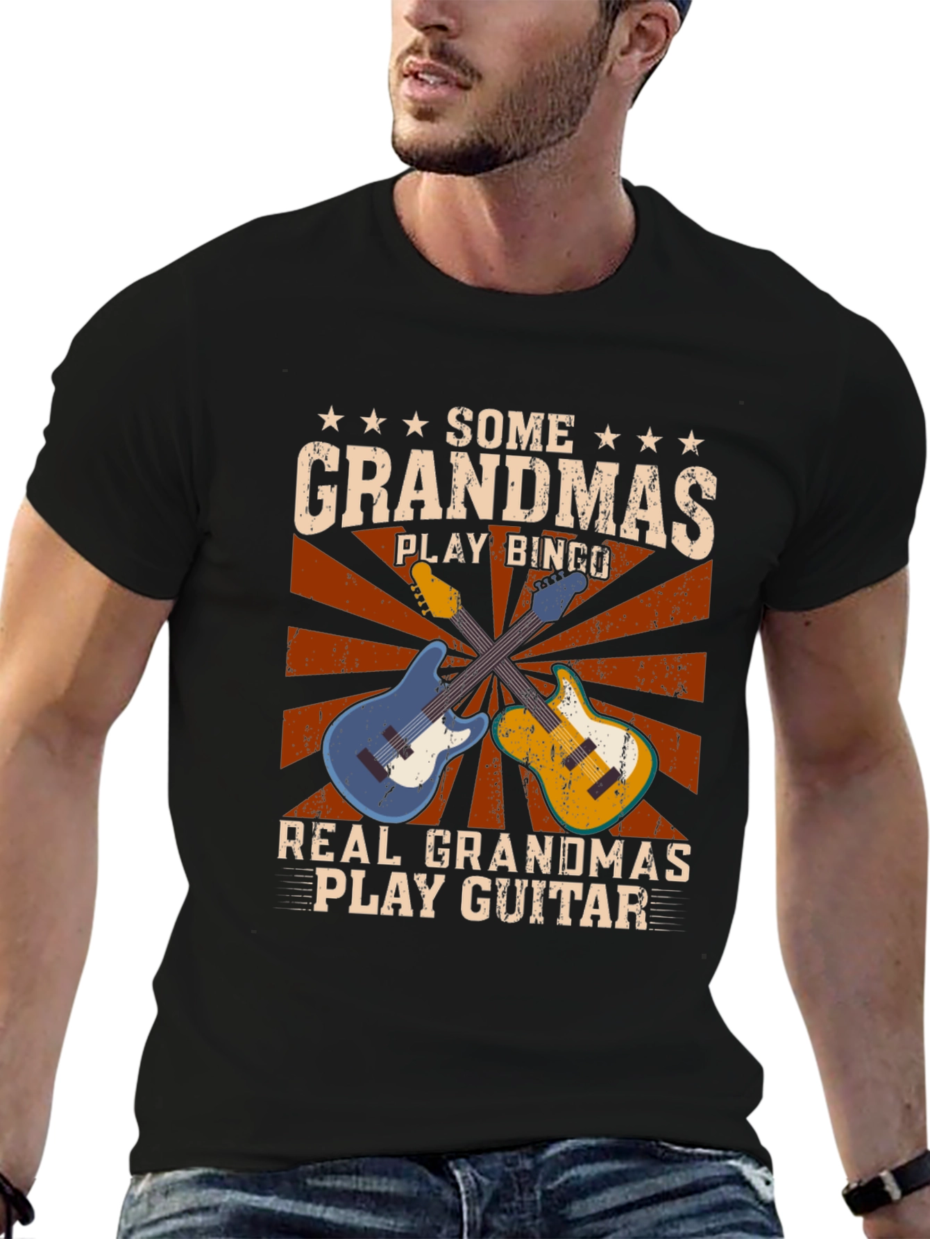 Grandmas Play Guitar T-Shirt