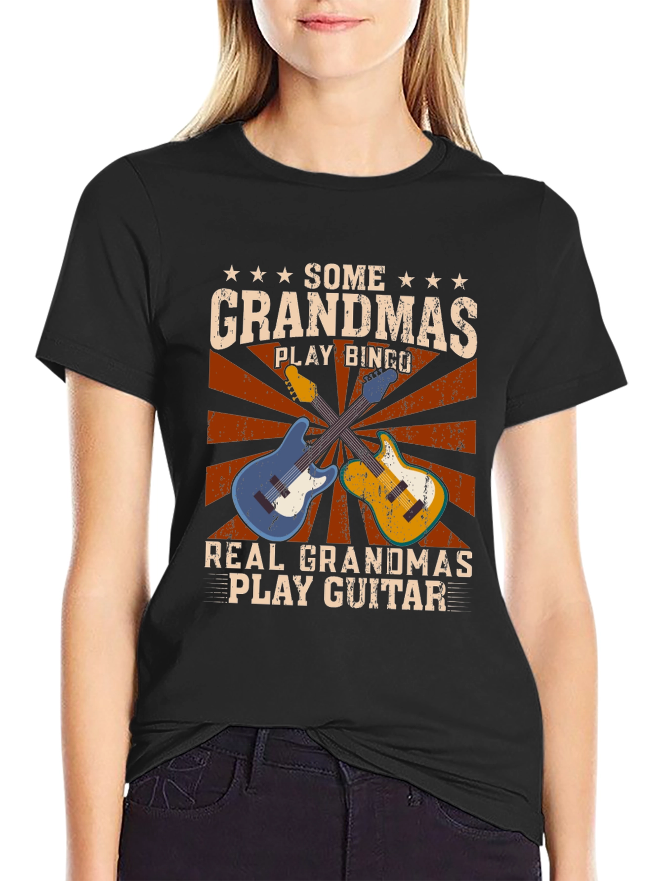 Grandmas Play Guitar T-Shirt