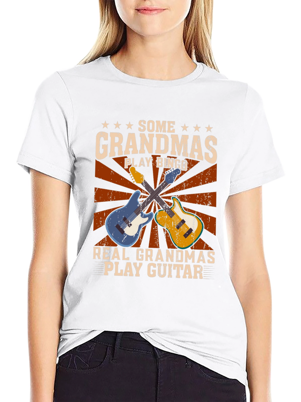 Grandmas Play Guitar T-Shirt