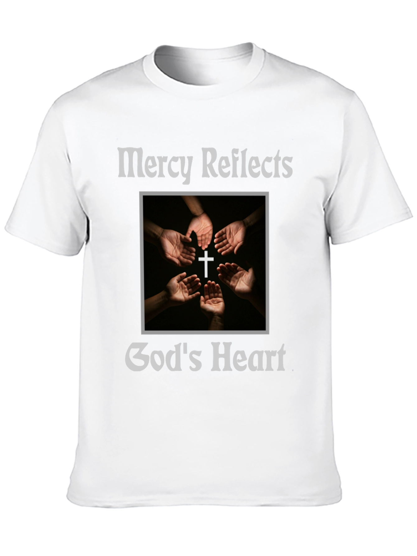 Mercy Reflects Gods Heart Christian T-Shirt