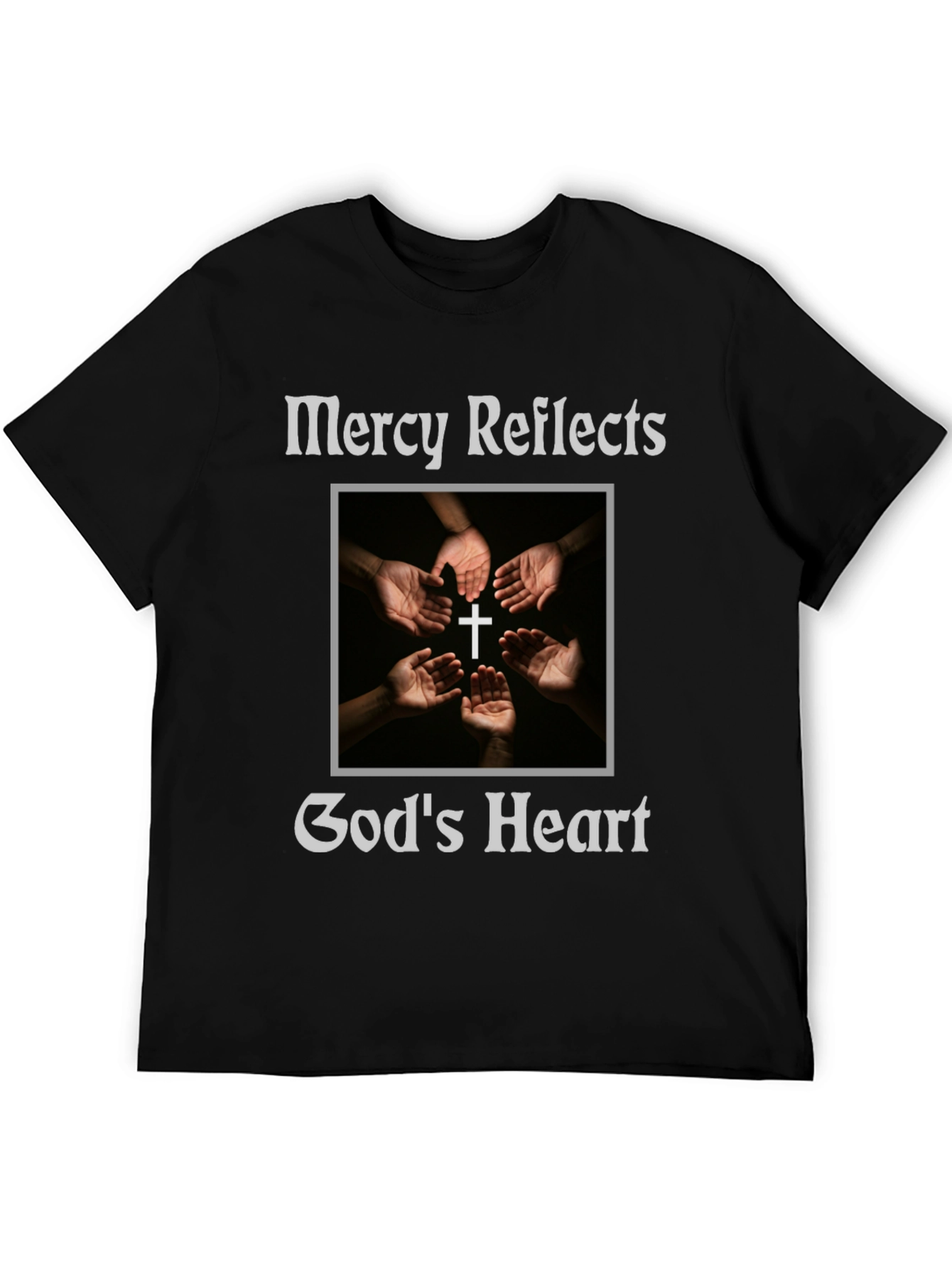 Mercy Reflects Gods Heart Christian T-Shirt