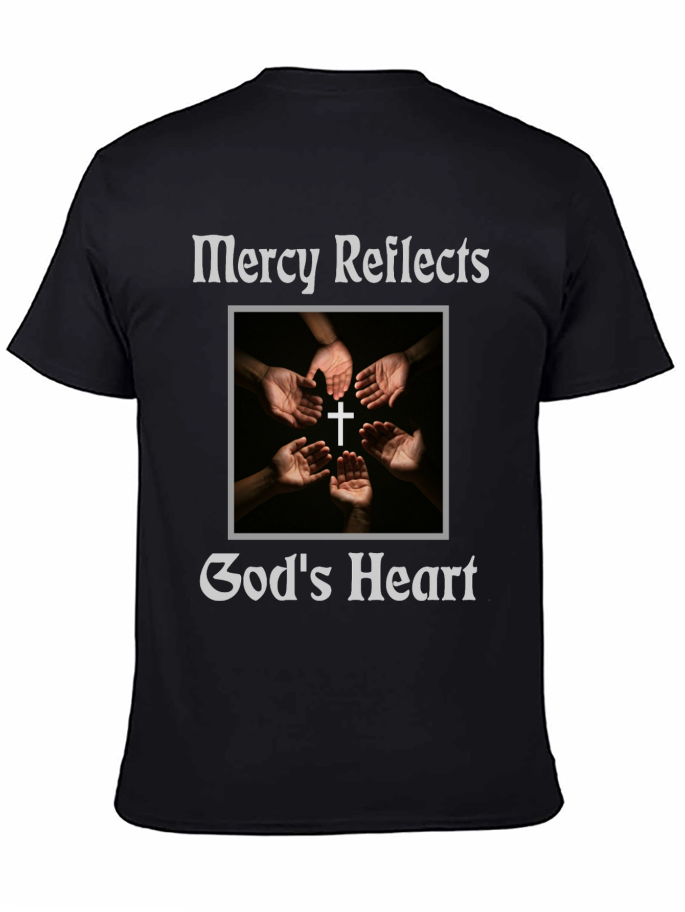 Mercy Reflects Gods Heart Christian T-Shirt