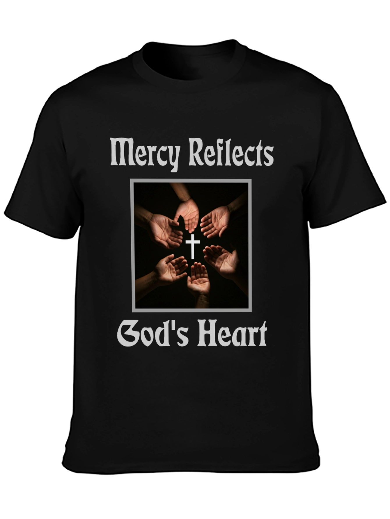 Mercy Reflects Gods Heart Christian T-Shirt