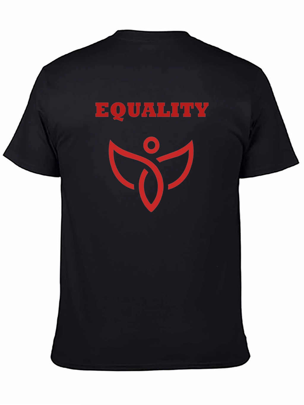 Equality Graphic Tee - Black Cotton Blend T-Shirt