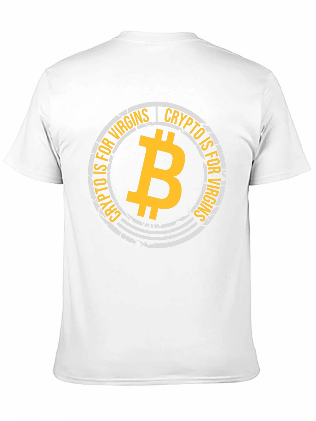 Crypto is for Virgins Black Graphic T-Shirt