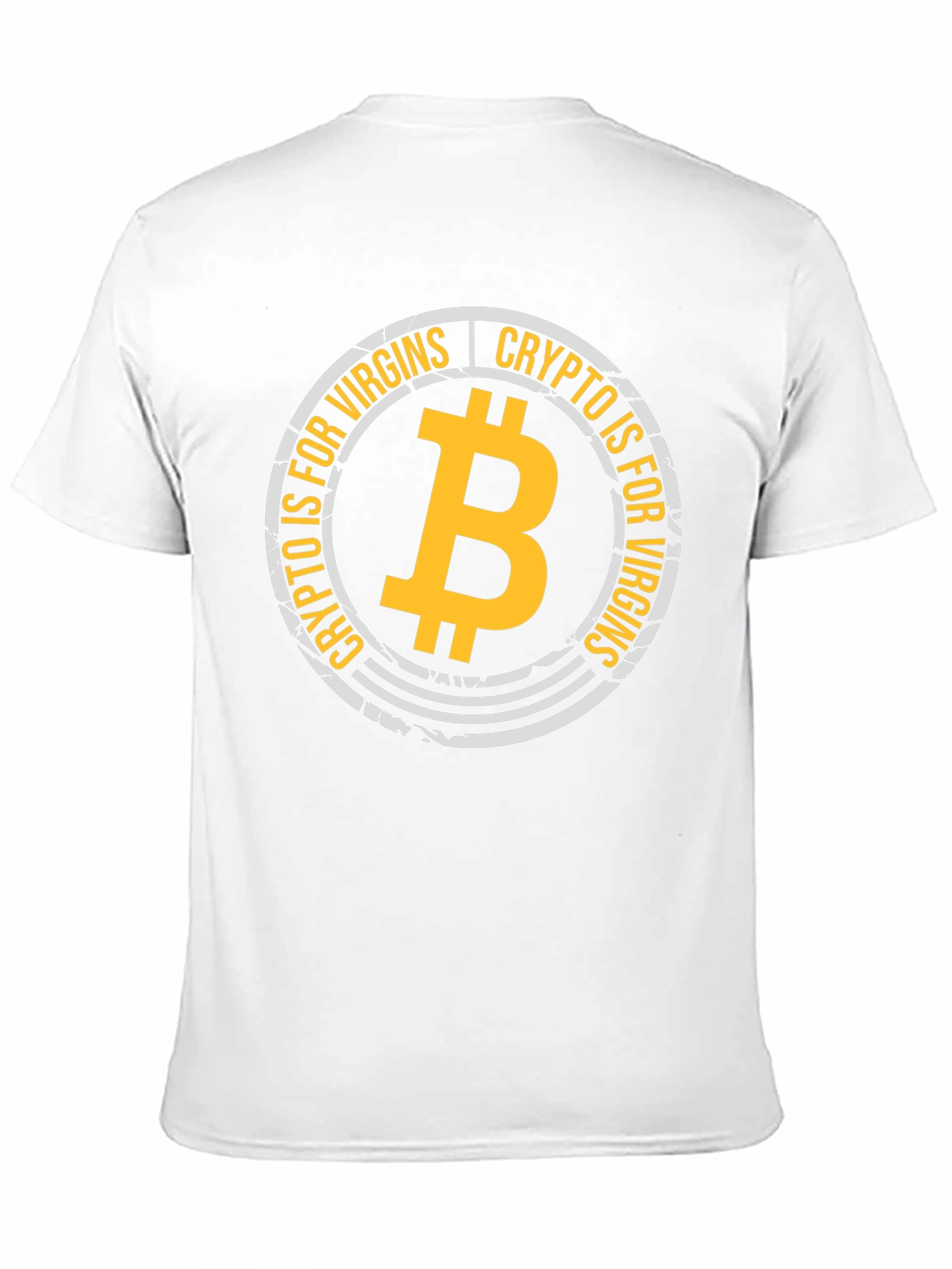 Crypto is for Virgins Black Graphic T-Shirt
