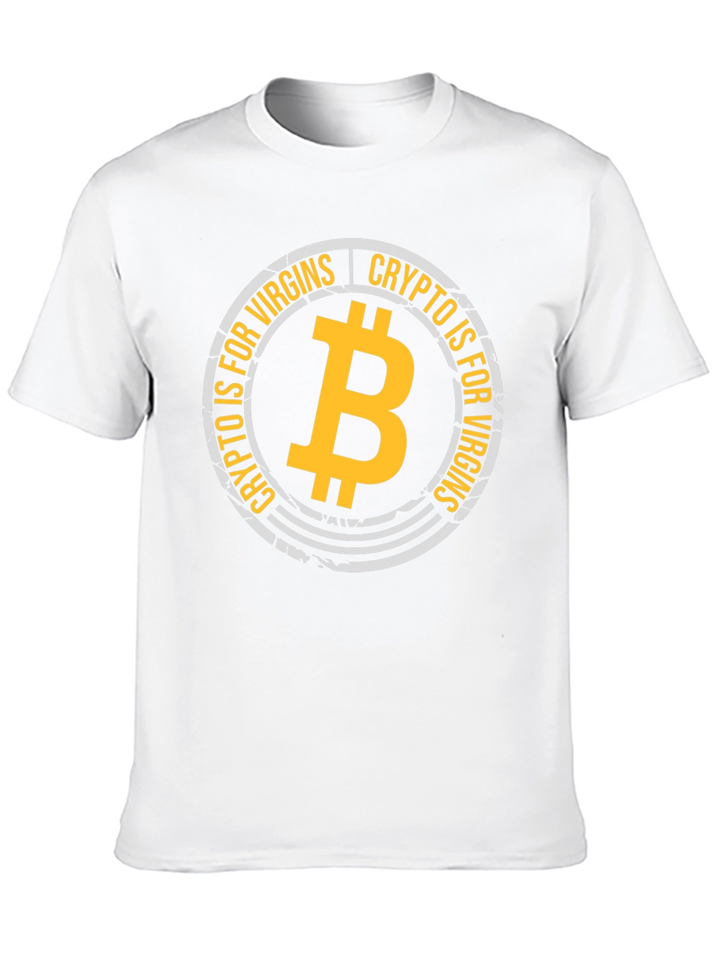 Crypto is for Virgins Black Graphic T-Shirt