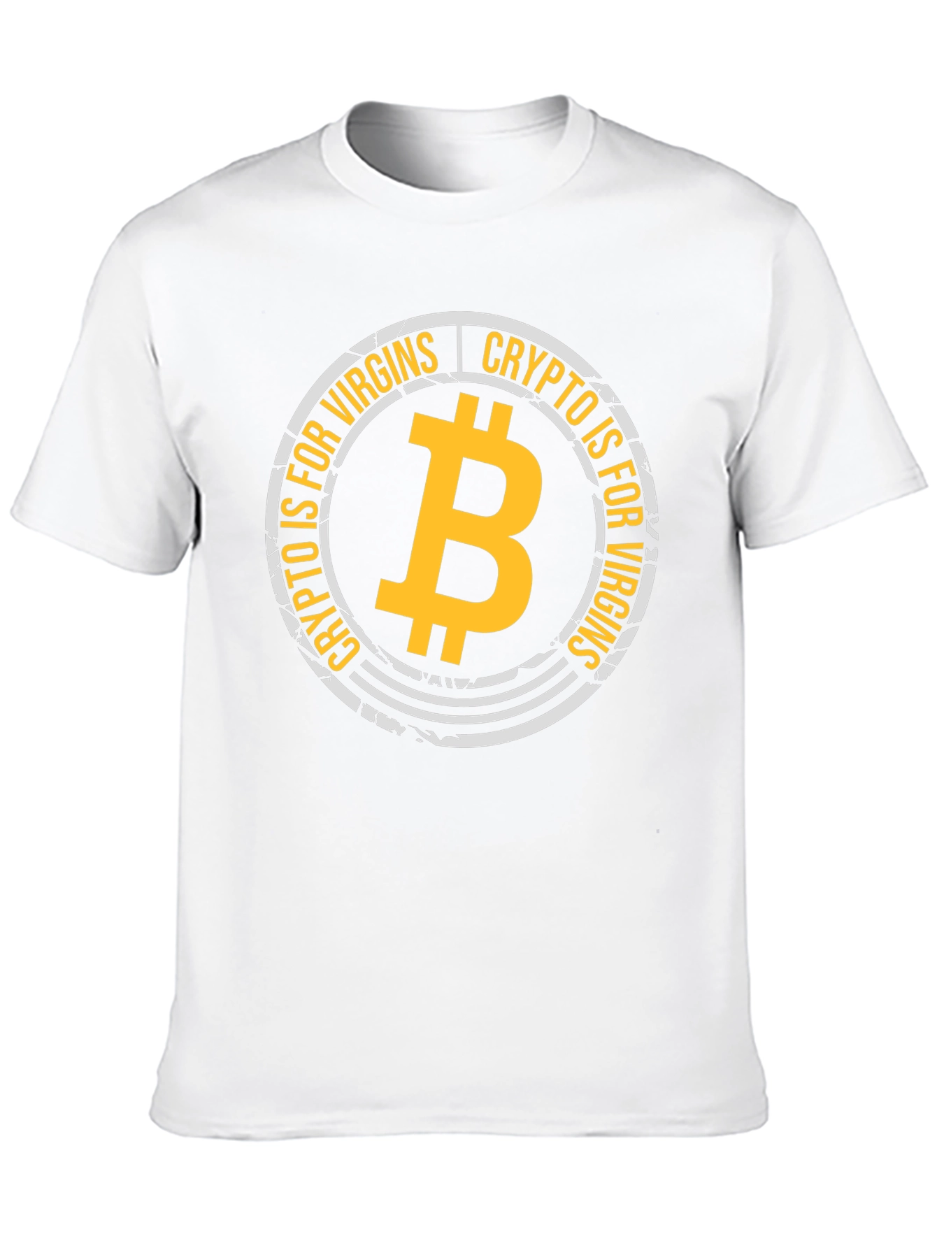 Crypto is for Virgins Black Graphic T-Shirt