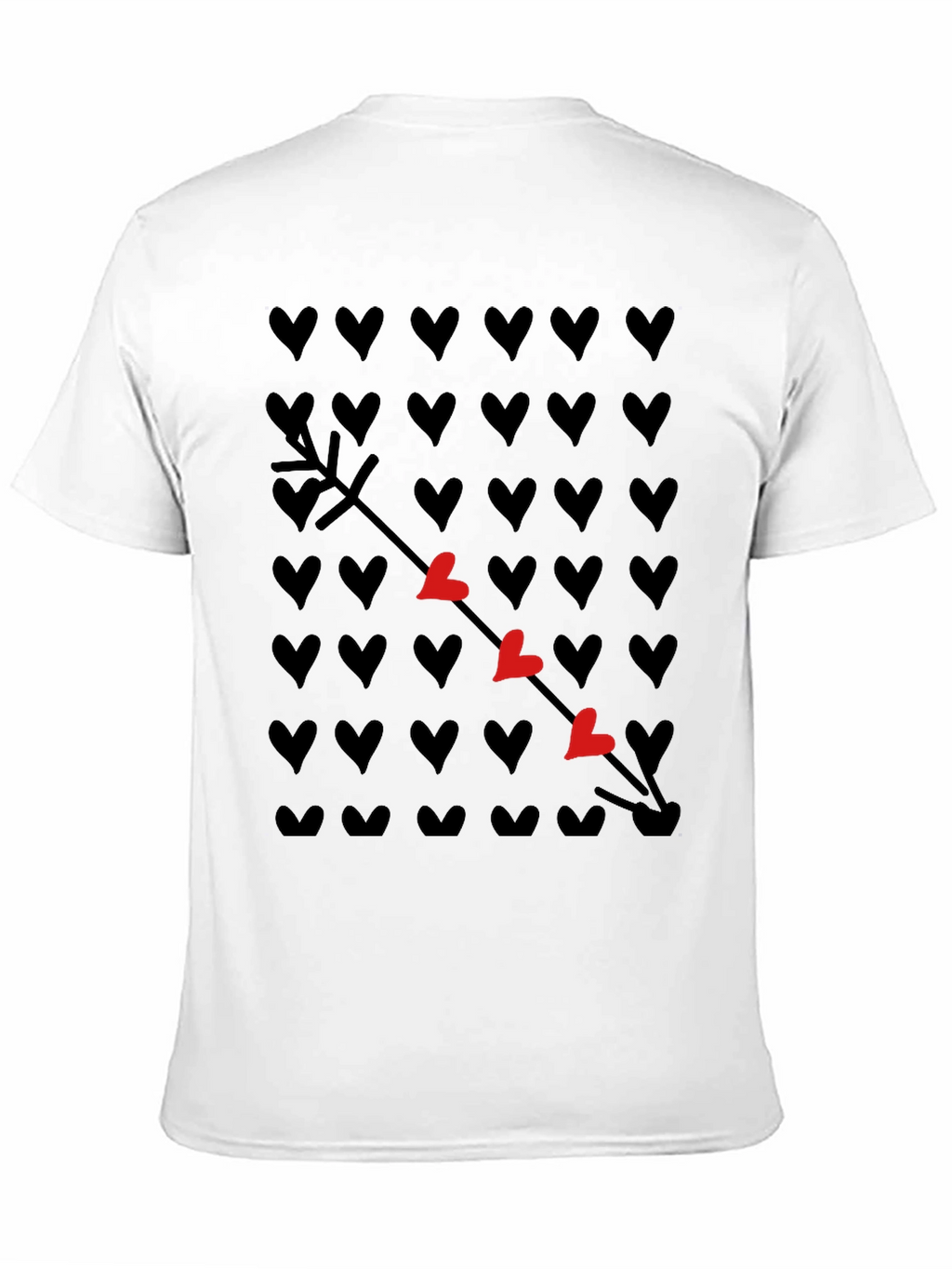 Heart Arrow T-Shirt - Trendy Graphic Tee