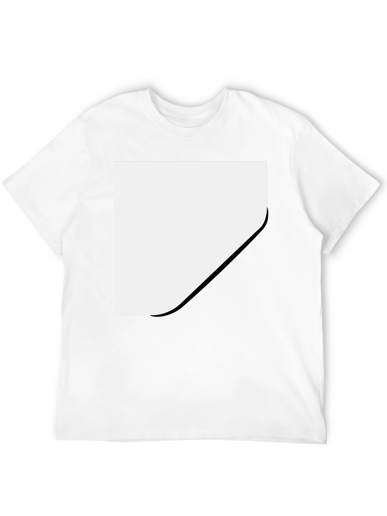 Blank Black T-Shirt - Customizable Template