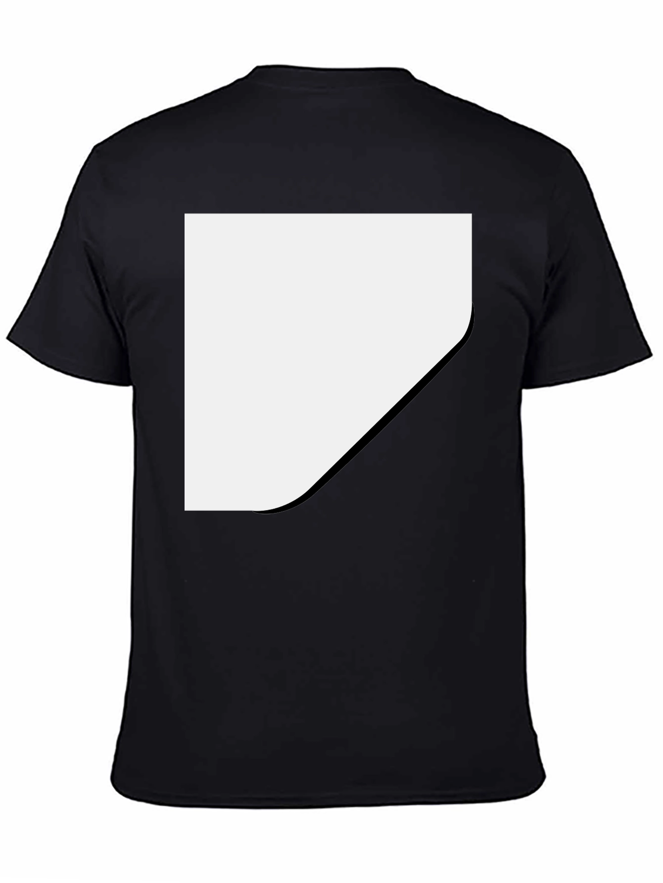 Blank Black T-Shirt - Customizable Template