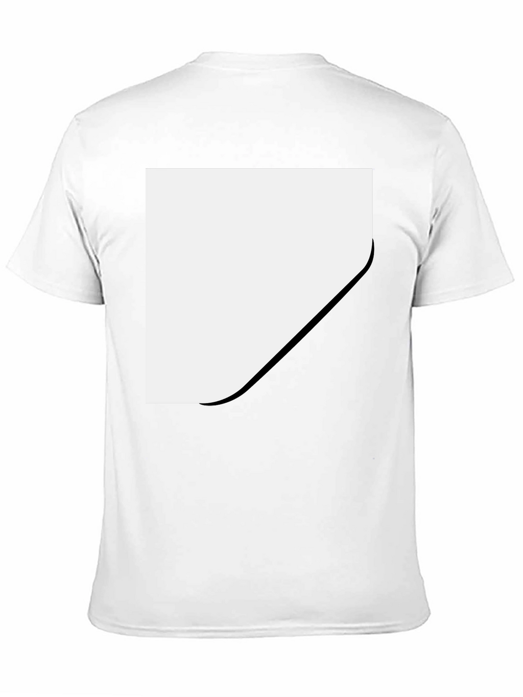 Blank Black T-Shirt - Customizable Template