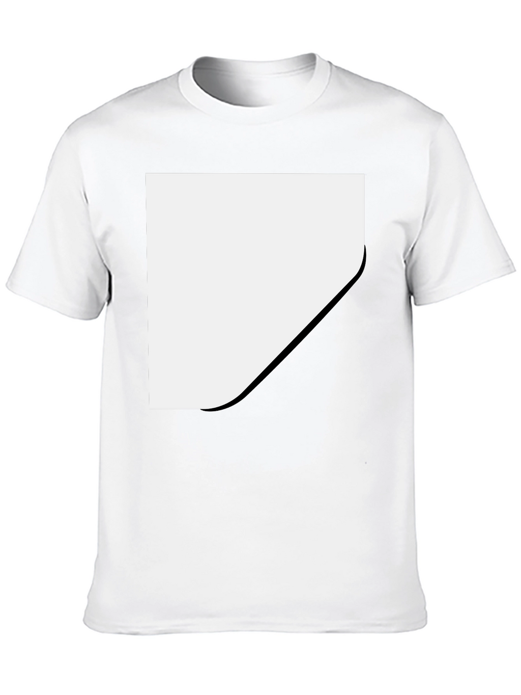 Blank Black T-Shirt - Customizable Template