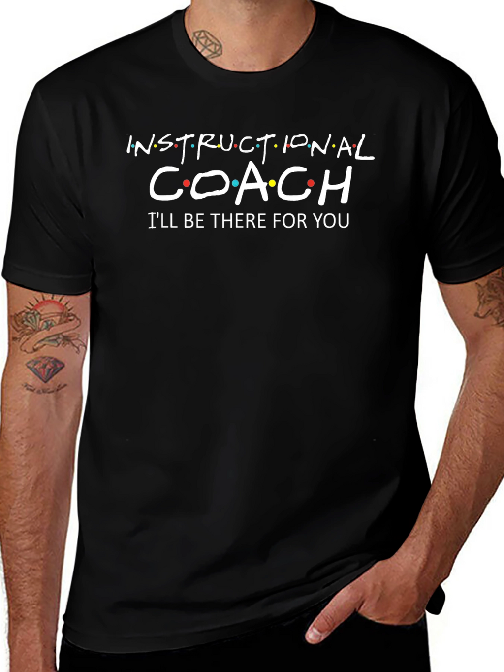 Instructional Coach Friends Style Tee