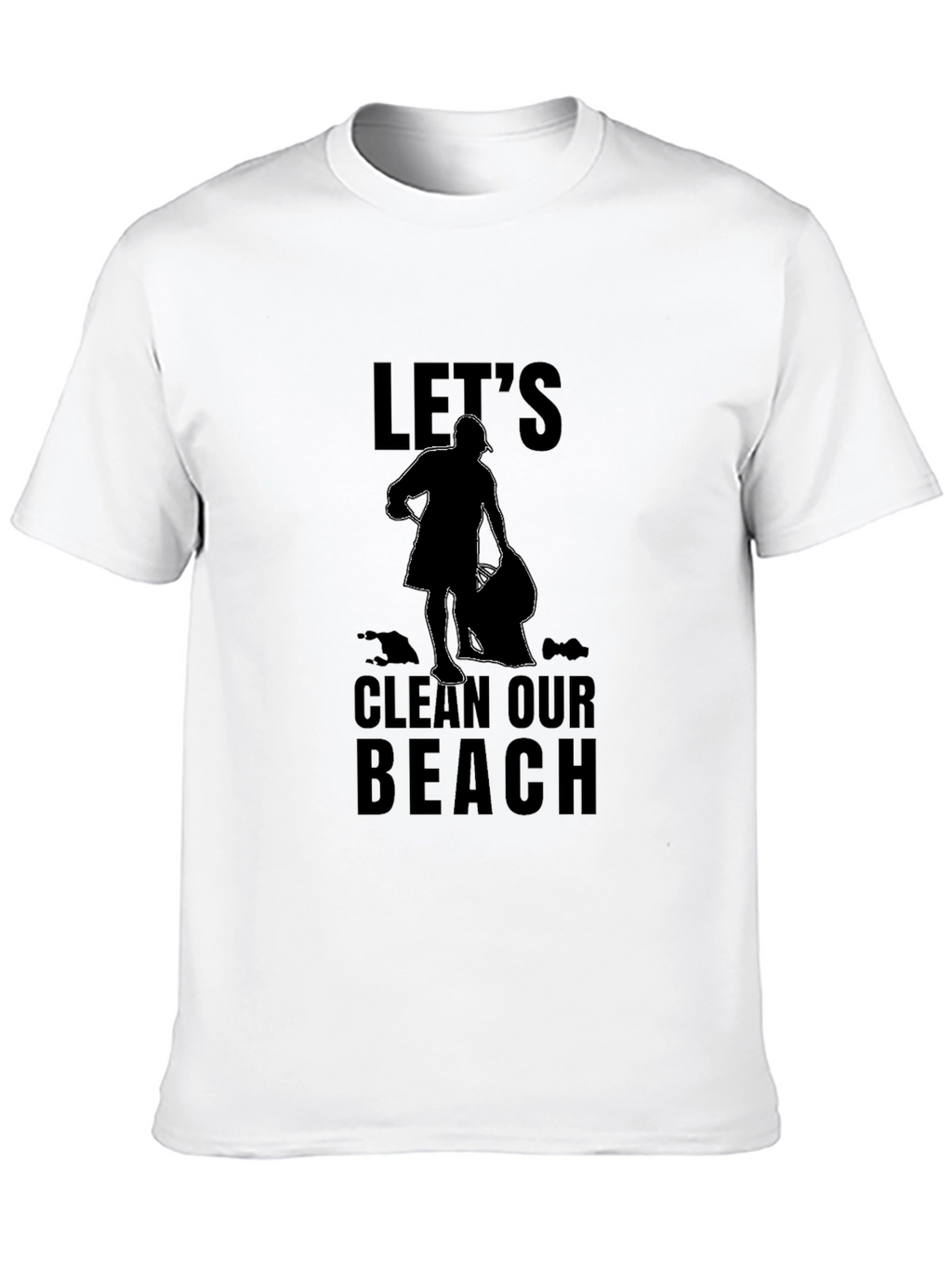 Lets Clean Our Beach Graphic T-Shirt