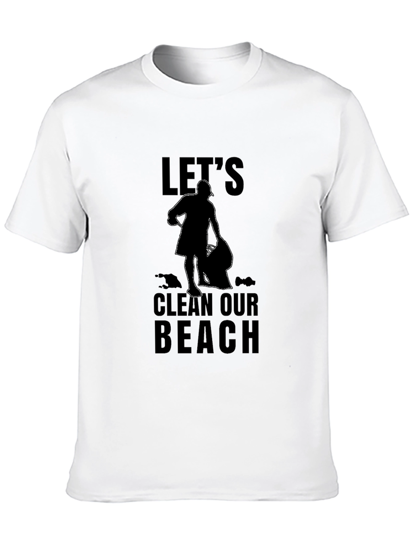 Lets Clean Our Beach Graphic T-Shirt