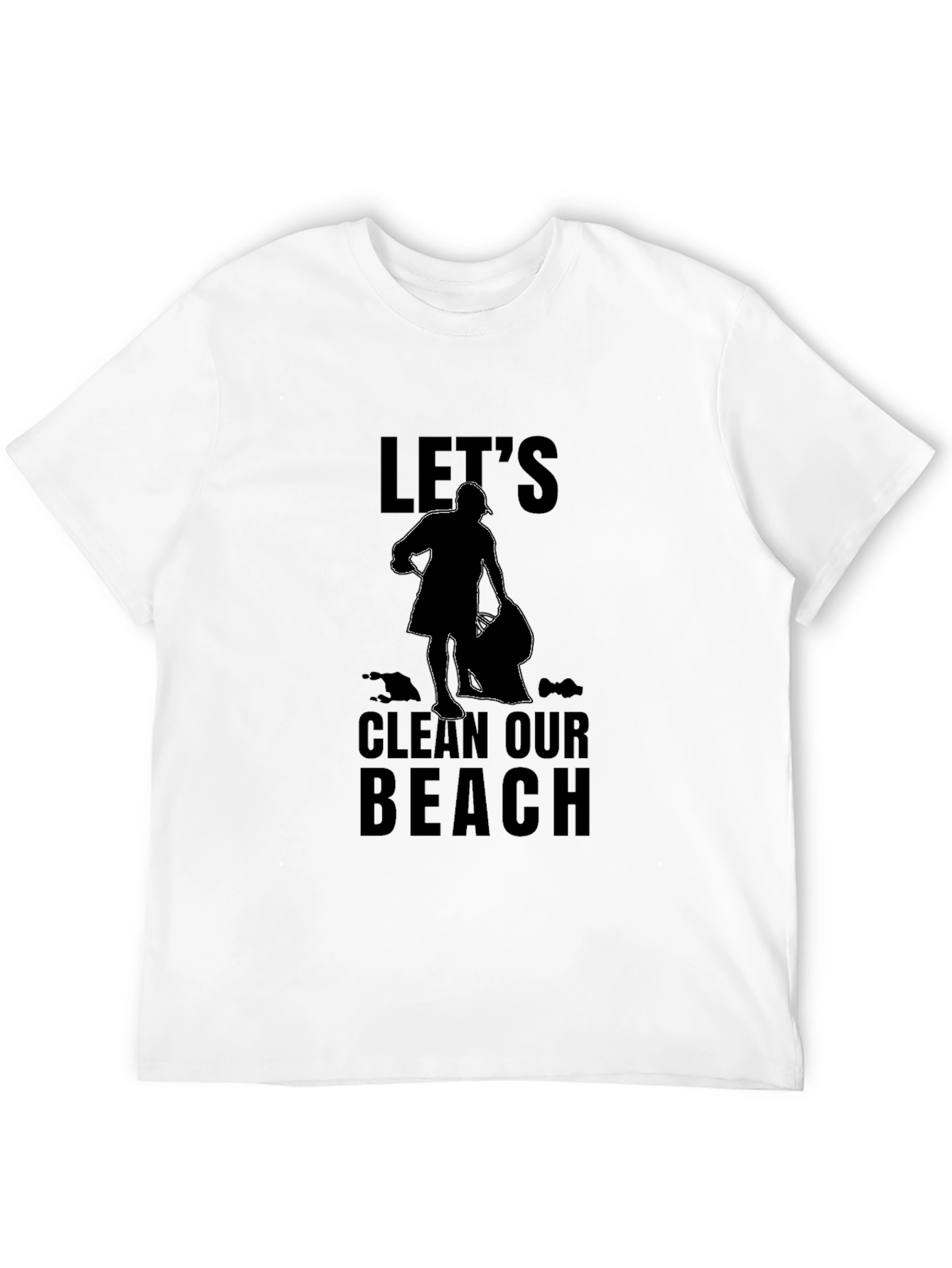Lets Clean Our Beach Graphic T-Shirt