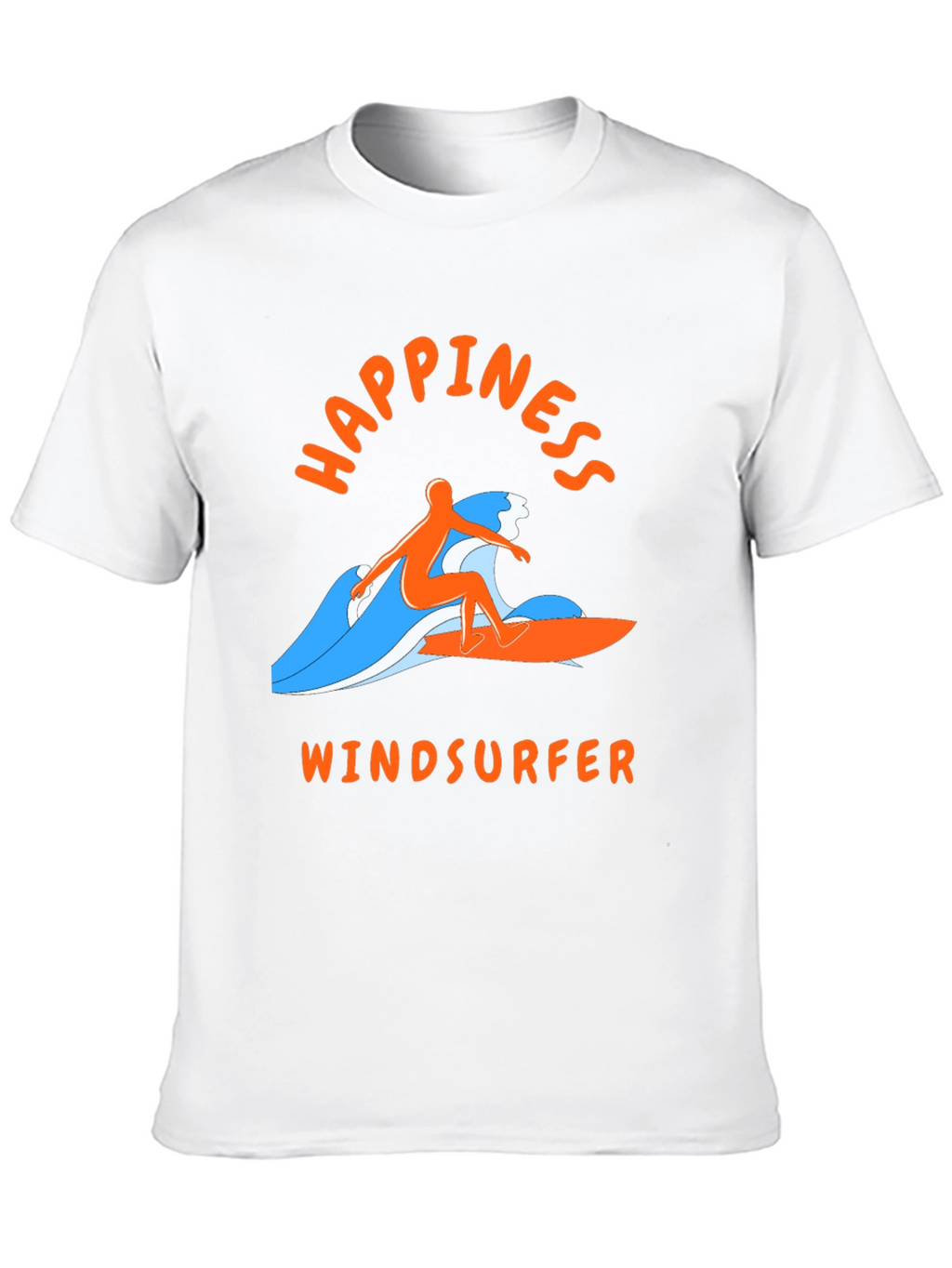 Happiness Windsurfer T-Shirt - Black