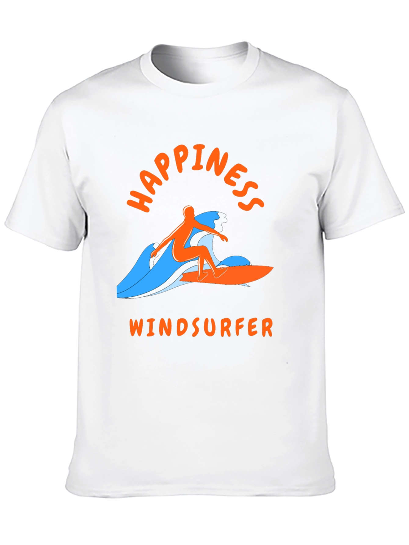 Happiness Windsurfer T-Shirt - Black