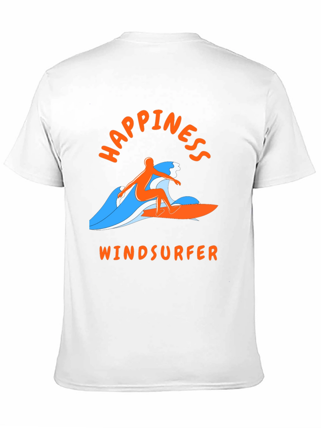 Happiness Windsurfer T-Shirt - Black