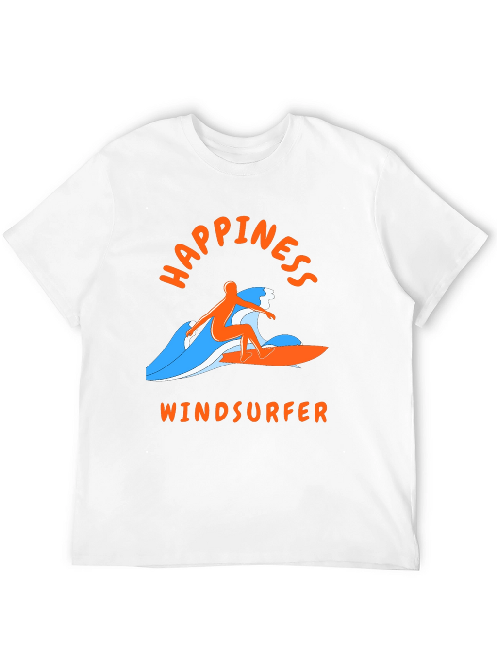 Happiness Windsurfer T-Shirt - Black