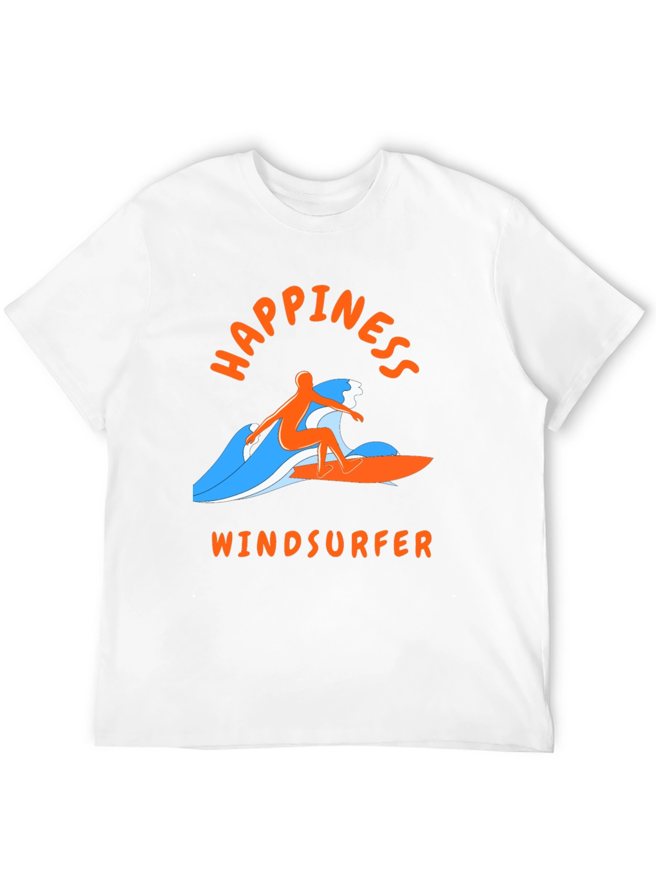 Happiness Windsurfer T-Shirt - Black