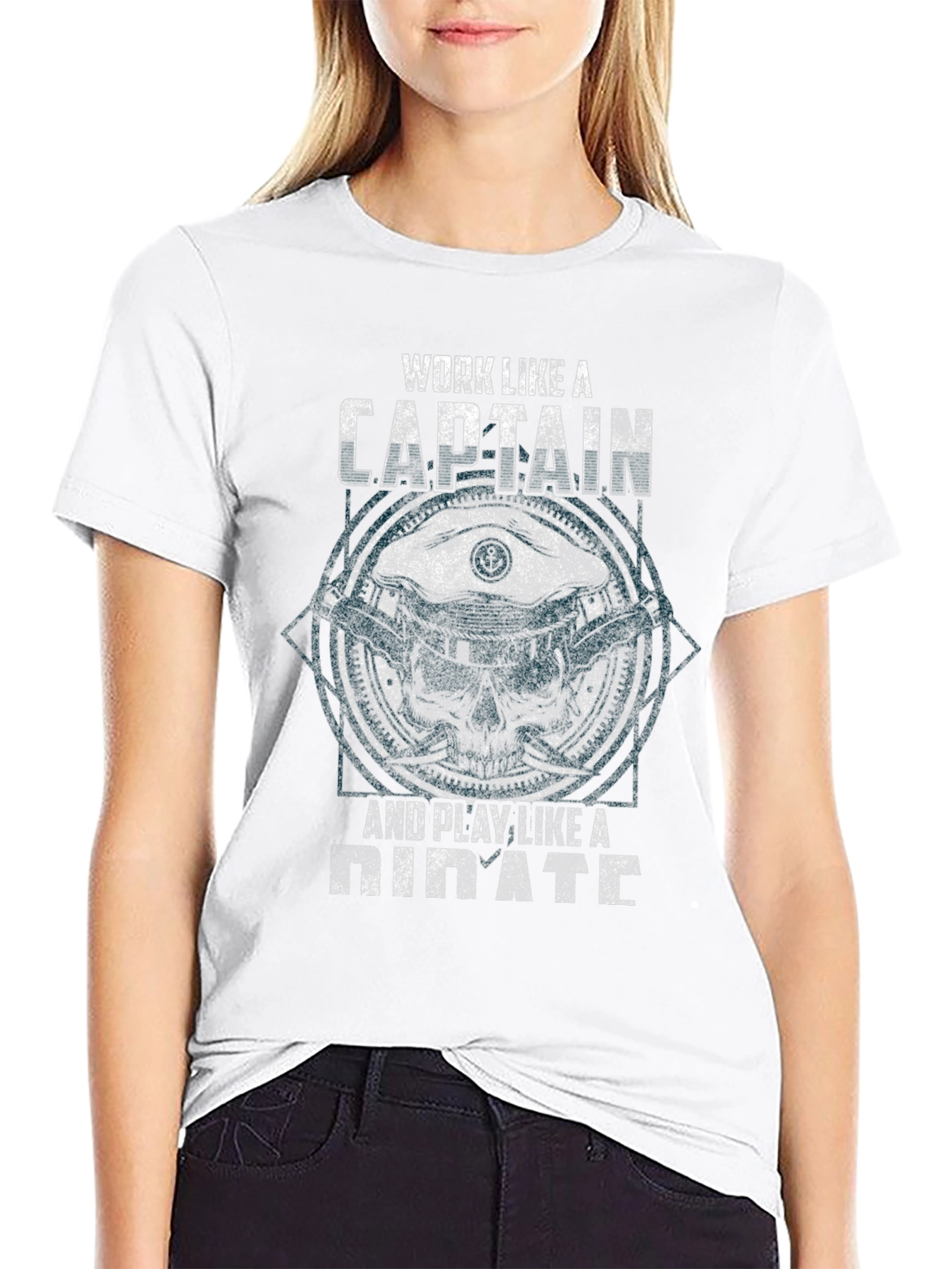 Work Like A Captain Pirate T-Shirt