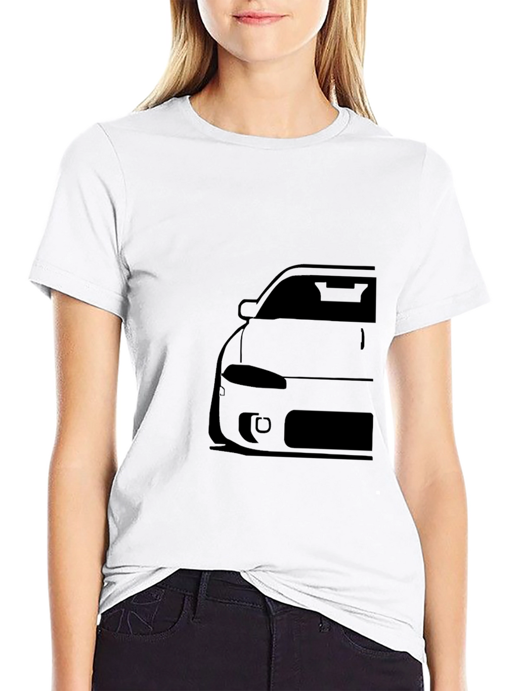 Car Silhouette T-Shirt - Minimalist Design