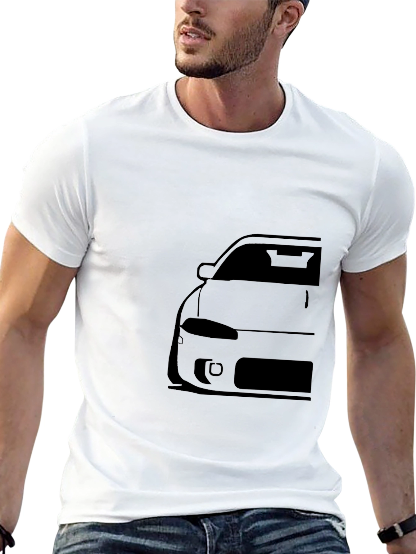 Car Silhouette T-Shirt - Minimalist Design