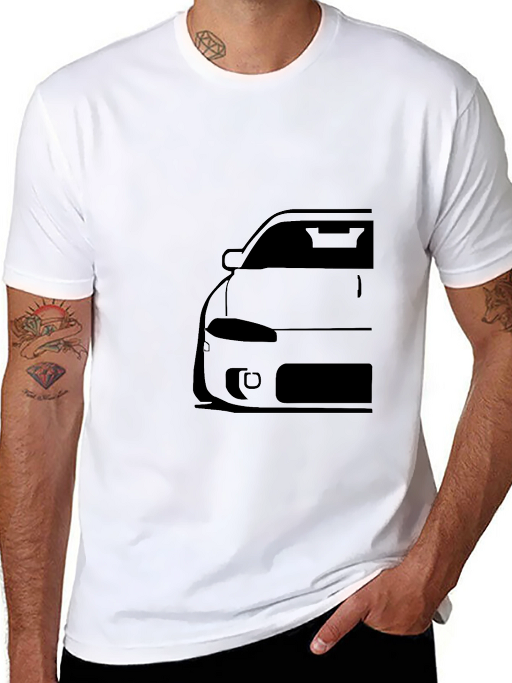 Car Silhouette T-Shirt - Minimalist Design