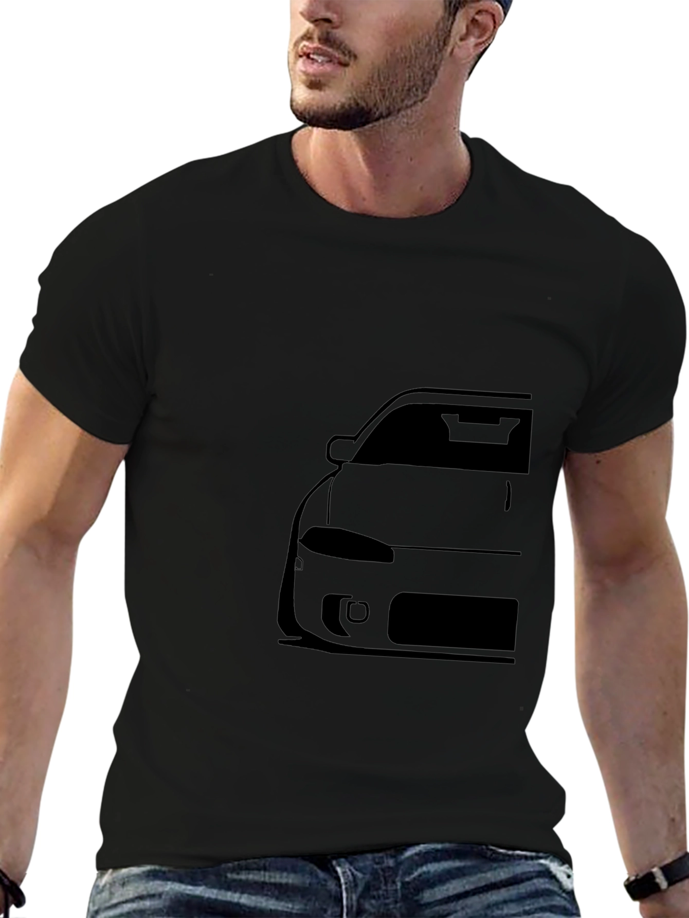 Car Silhouette T-Shirt - Minimalist Design