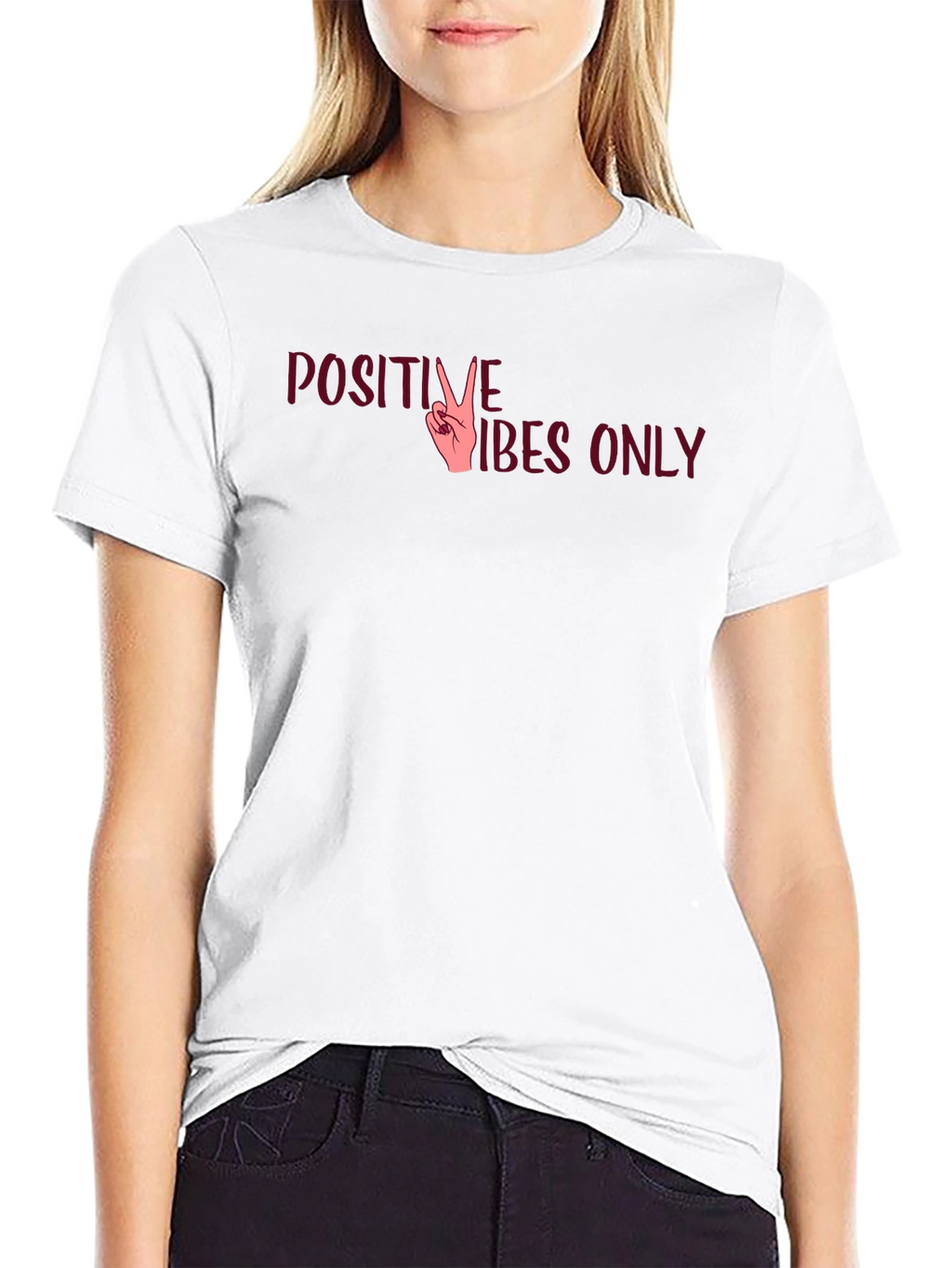 Positive Vibes Only Graphic Tee