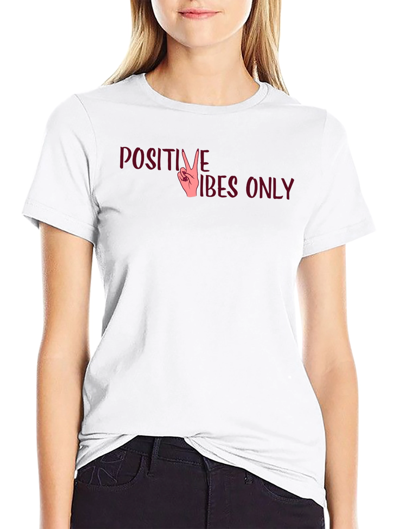 Positive Vibes Only Graphic Tee