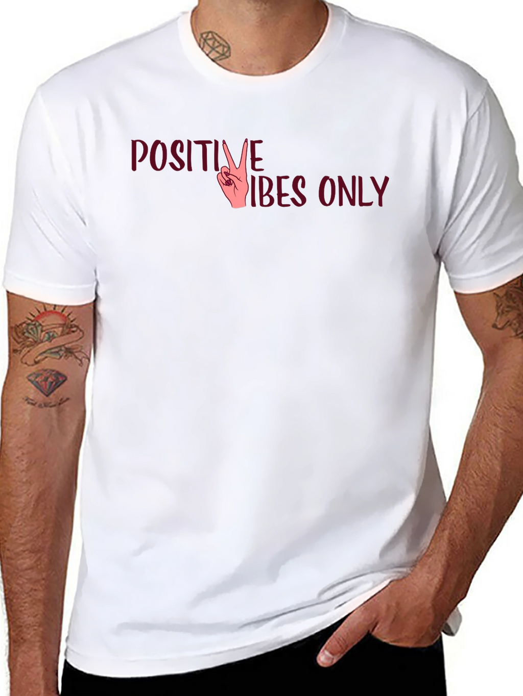 Positive Vibes Only Graphic Tee