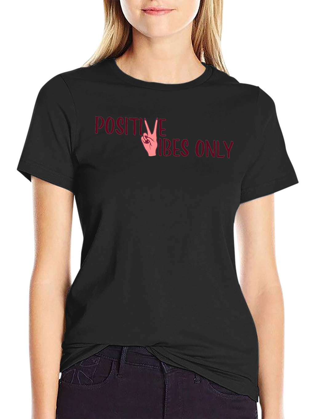 Positive Vibes Only Graphic Tee