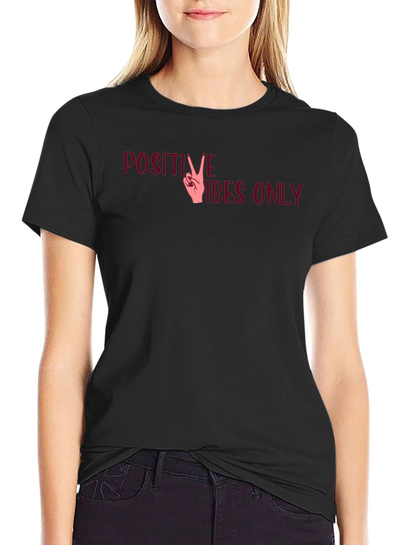 Positive Vibes Only Graphic Tee