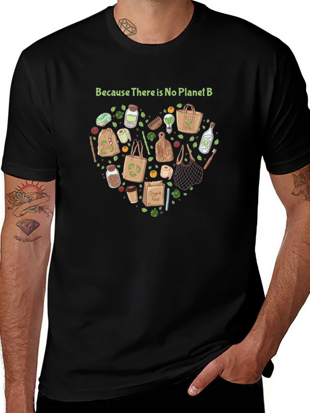 Eco-Friendly Planet B Graphic Tee