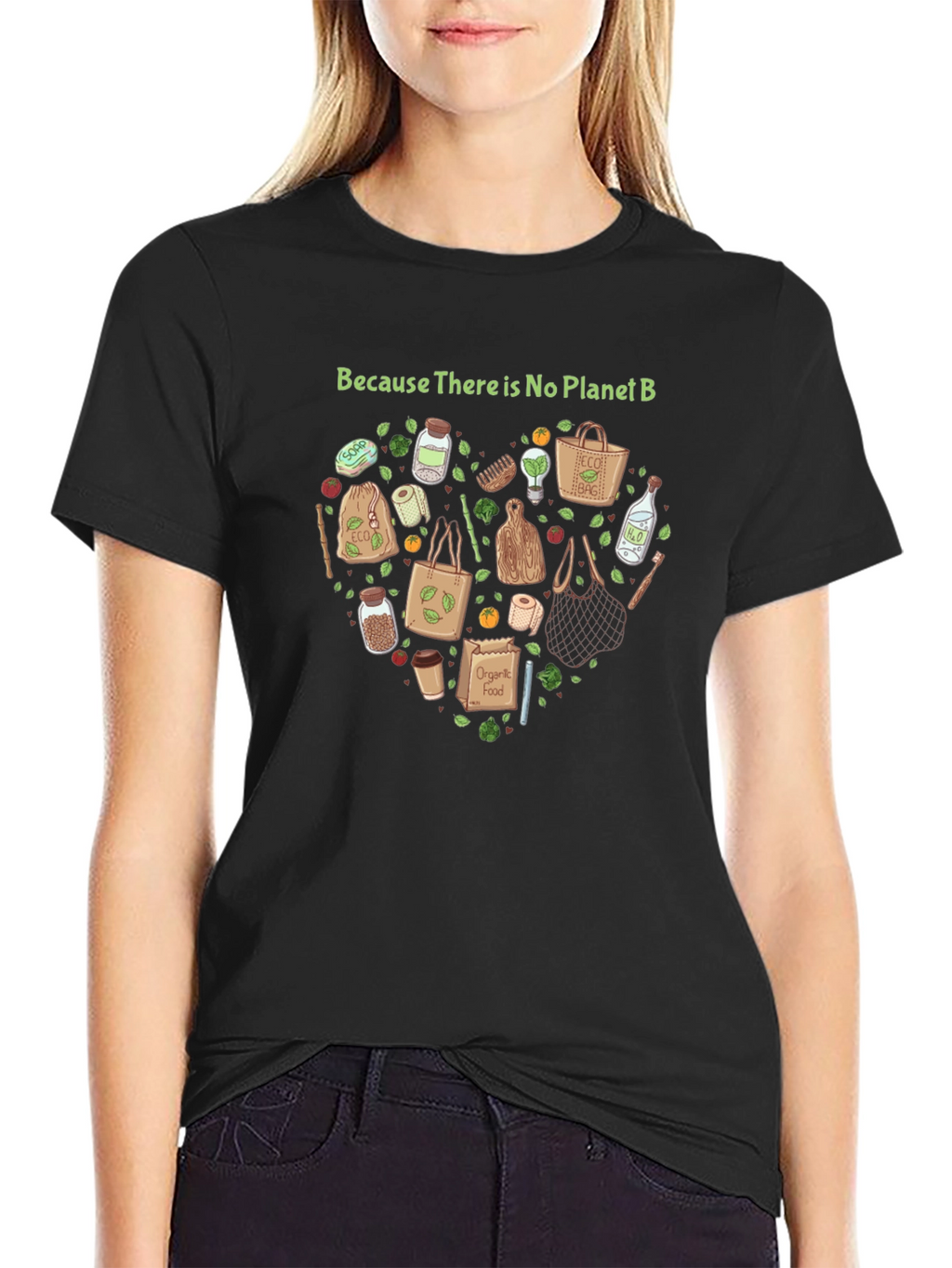 Eco-Friendly Planet B Graphic Tee