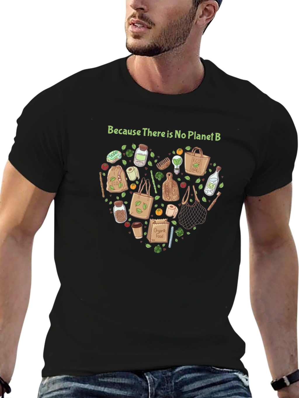 Eco-Friendly Planet B Graphic Tee