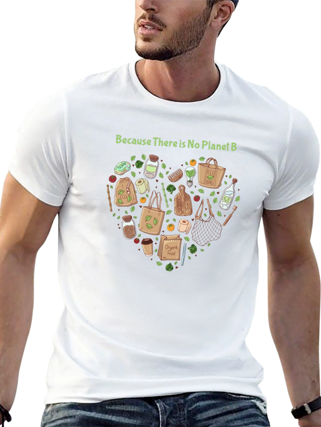 Eco-Friendly Planet B Graphic Tee