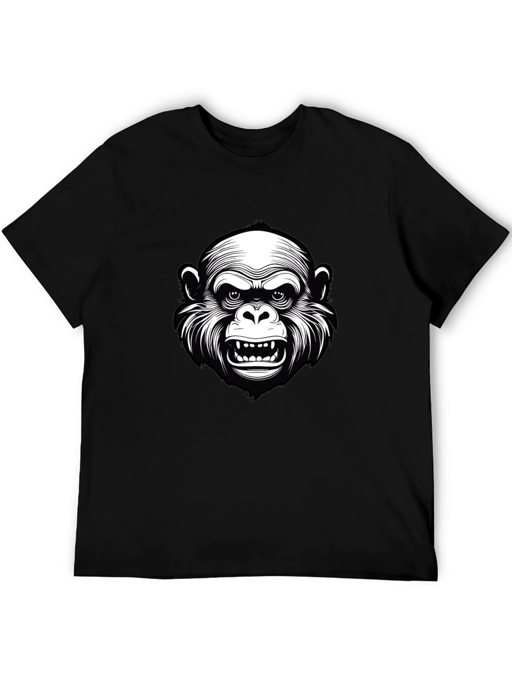 Cool Gorilla Graphic Black T-Shirt