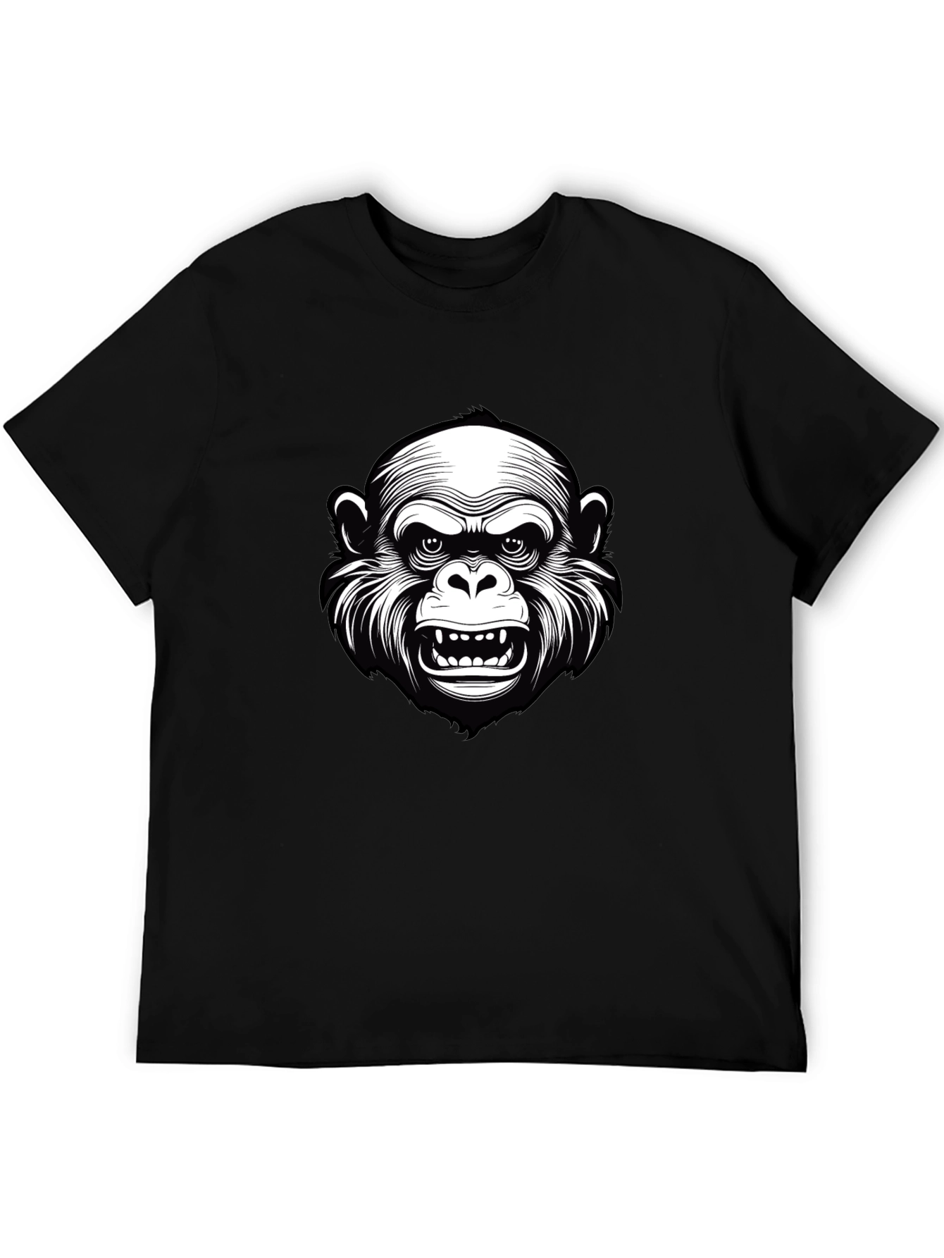 Cool Gorilla Graphic Black T-Shirt