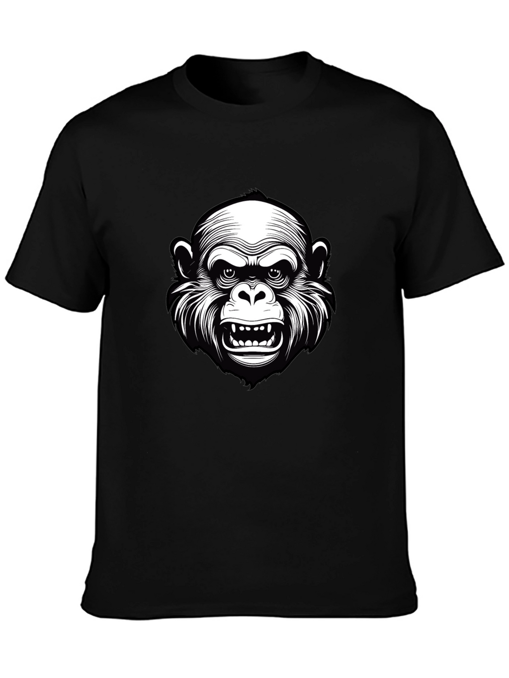 Cool Gorilla Graphic Black T-Shirt