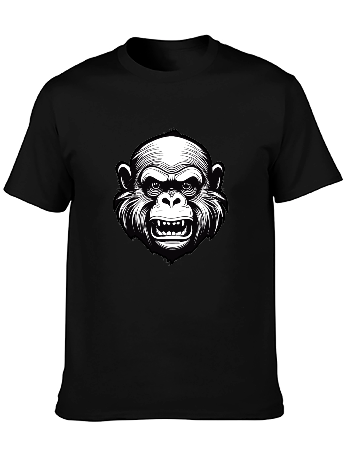 Cool Gorilla Graphic Black T-Shirt