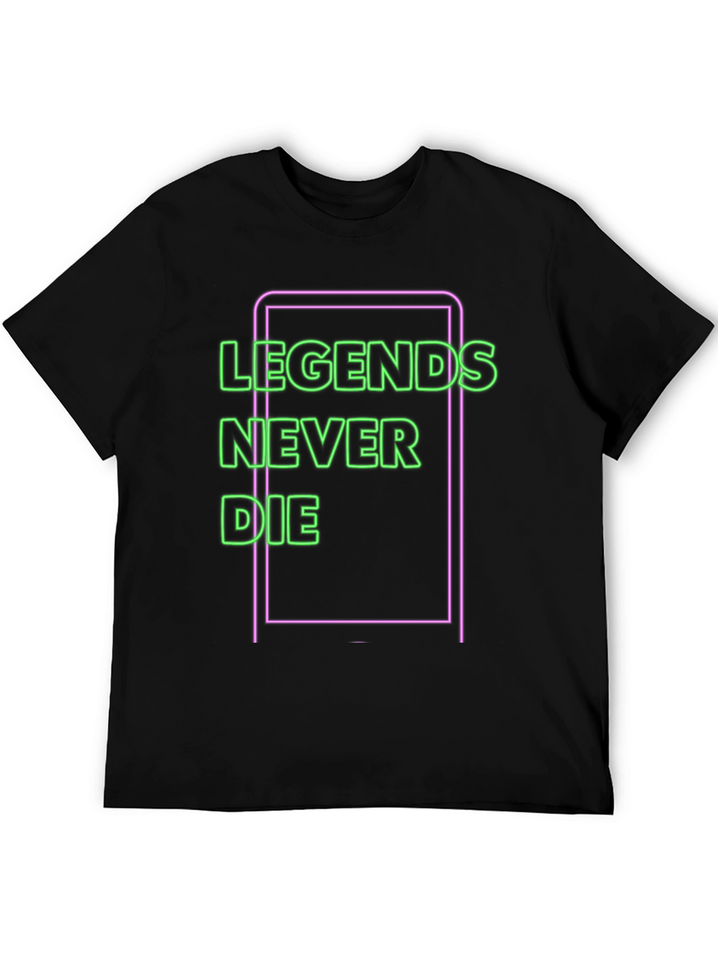 Legends Never Die Neon Graphic T-Shirt