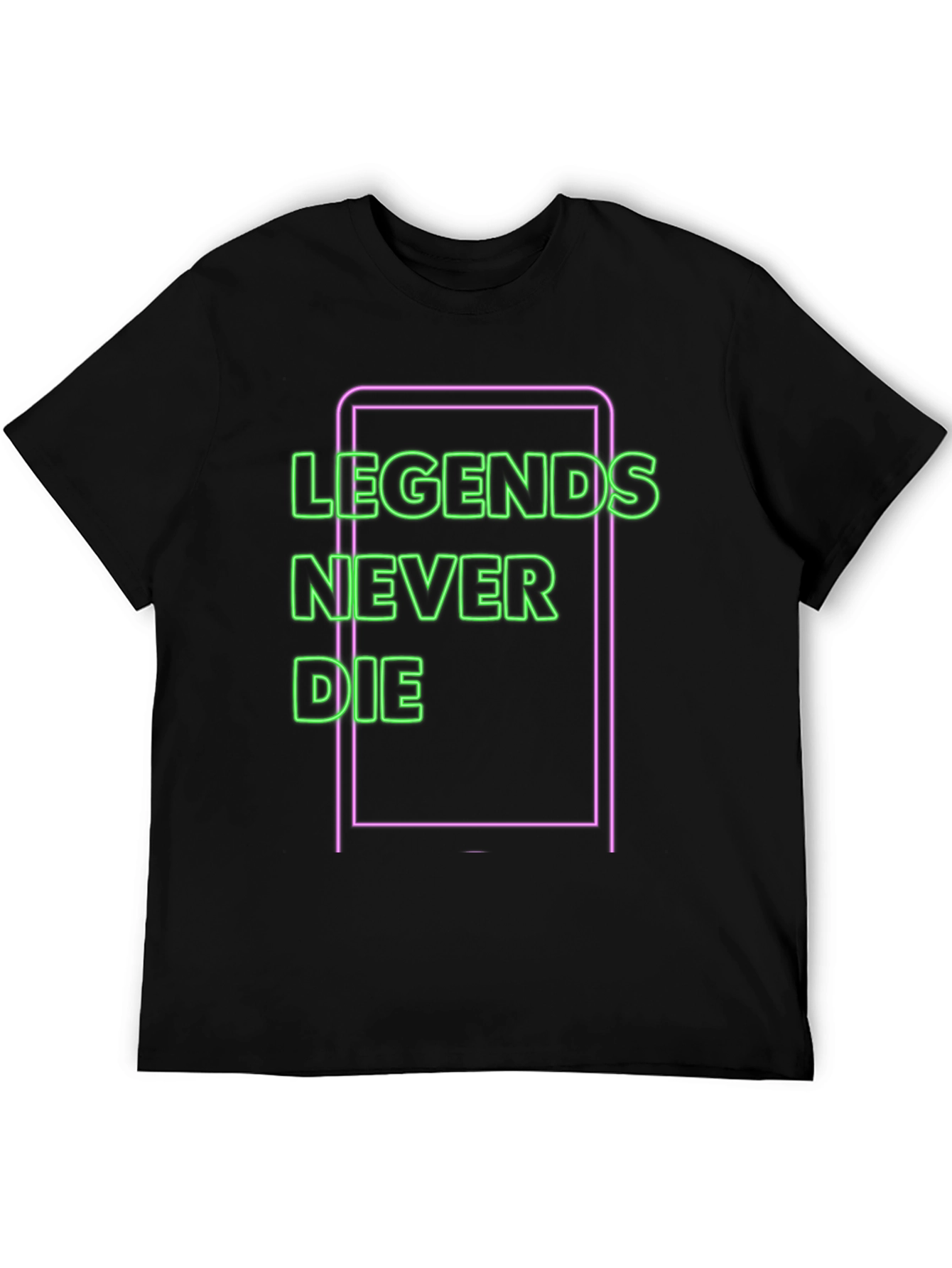 Legends Never Die Neon Graphic T-Shirt