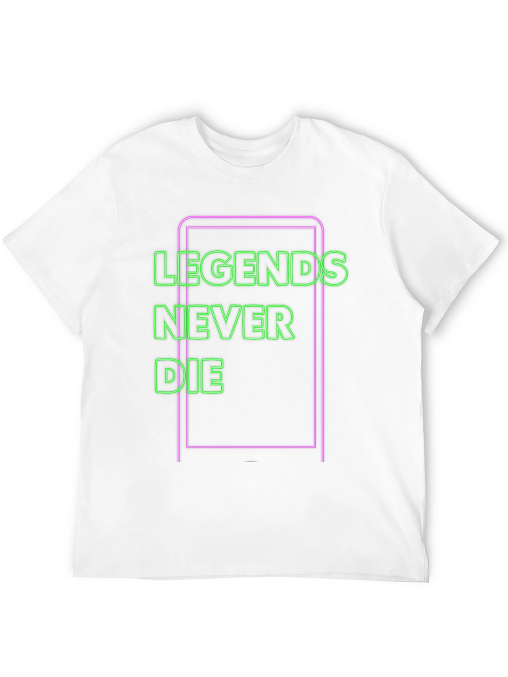 Legends Never Die Neon Graphic T-Shirt