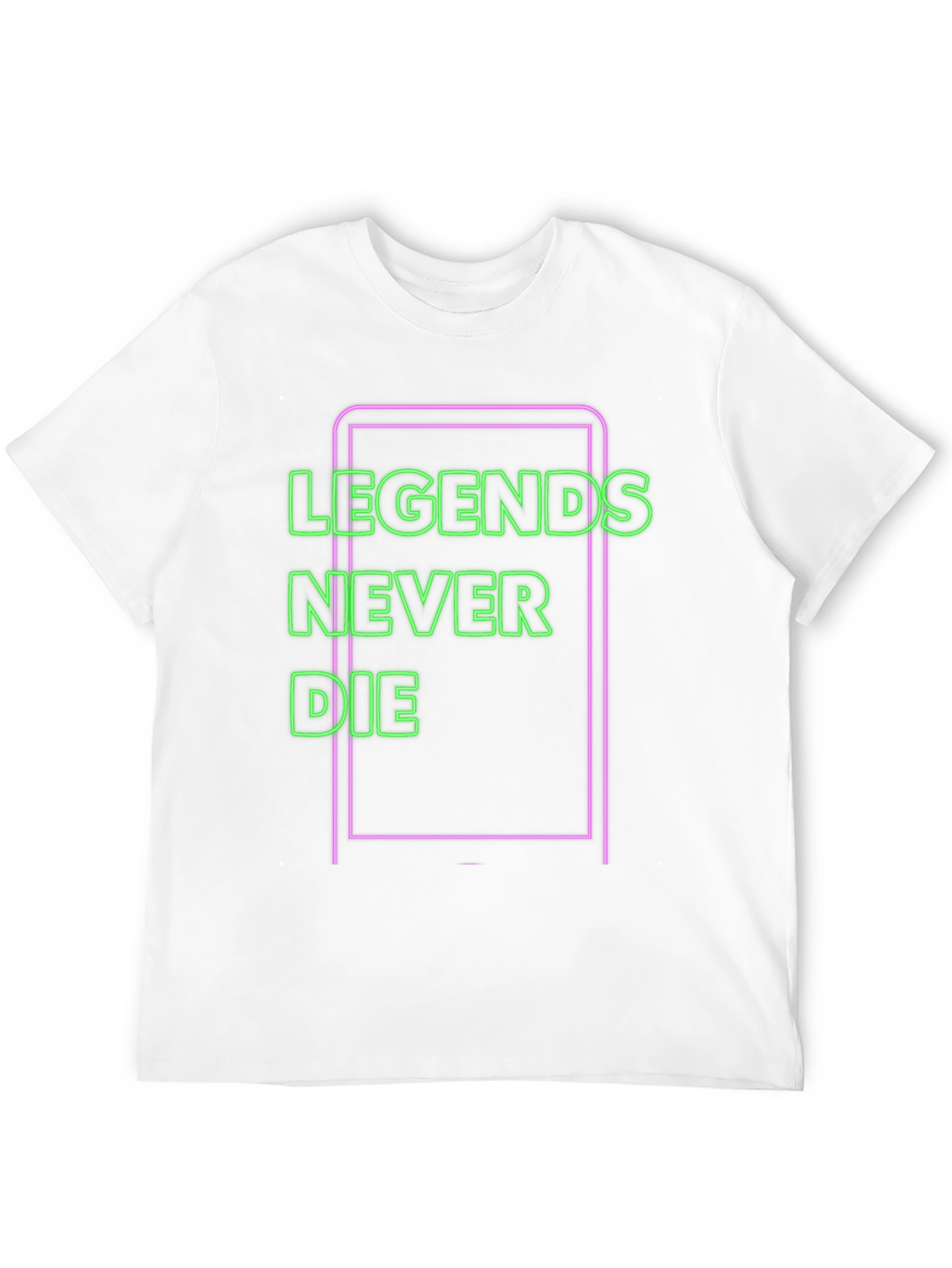 Legends Never Die Neon Graphic T-Shirt